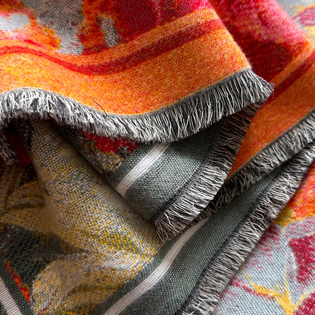 Poncho chaud de luxe en cachemire, écharpe d'hiver pour femme, châle jacquard à motifs floraux, couverture épaisse en pashmina, couverture de voyage Bufanda