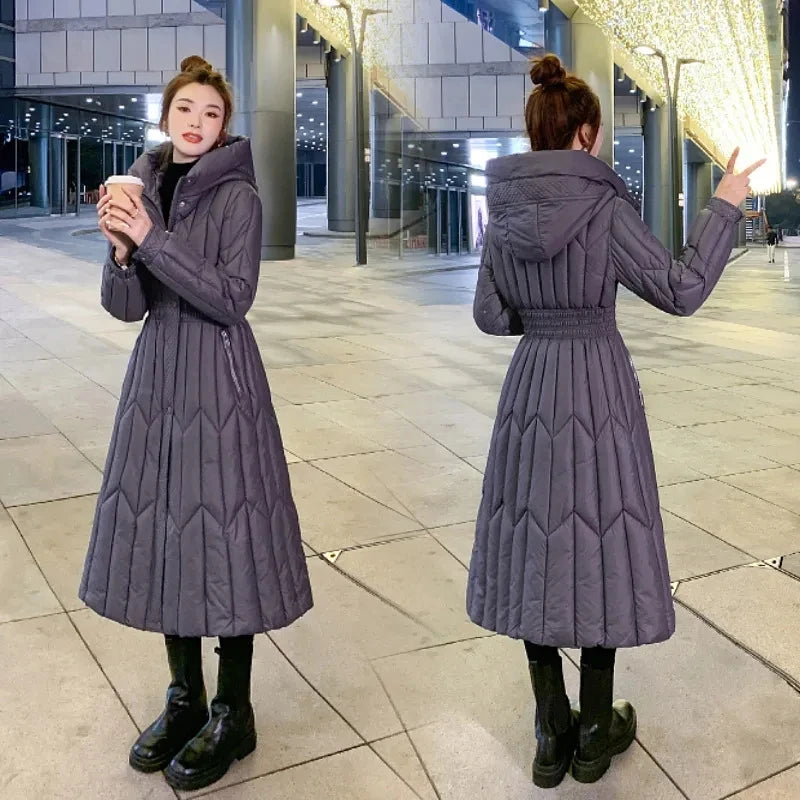 Doudounes à capuche blanches en duvet de canard, chaudes et coupe-vent, Vêtements d'extérieur