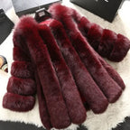 Vestes d'automne en fausse fourrure pour femmes, manteau à manches longues bouffantes, couleur unie, court et chaud, vêtements d'extérieur, Clause pour dames, Streetwear élégant