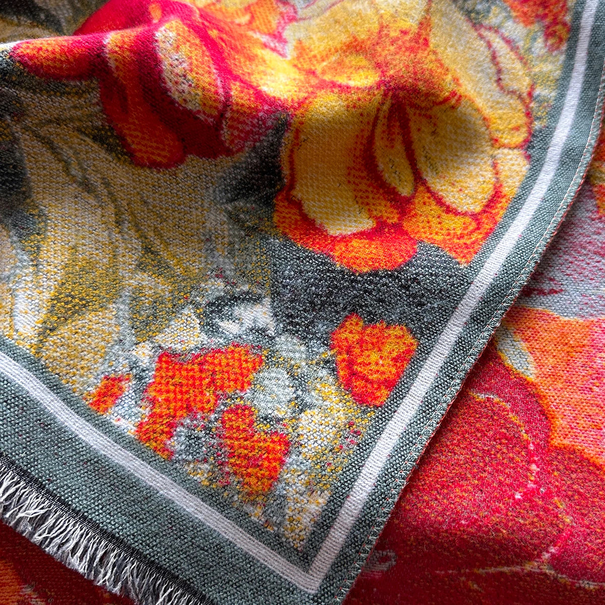 Poncho chaud de luxe en cachemire, écharpe d'hiver pour femme, châle jacquard à motifs floraux, couverture épaisse en pashmina, couverture de voyage Bufanda
